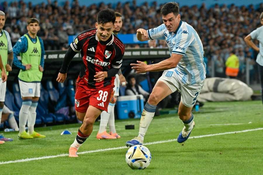 Subiabre, contra Racing 