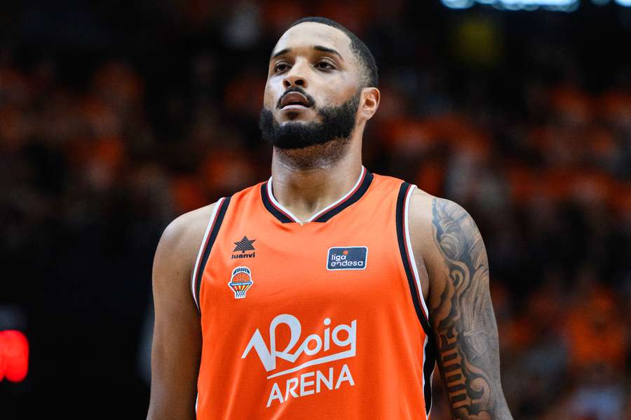 Joel Soriano, con el Valencia Basket