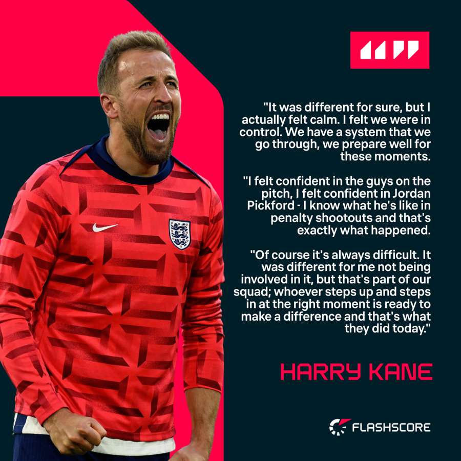 Harry Kane's verdict after the game