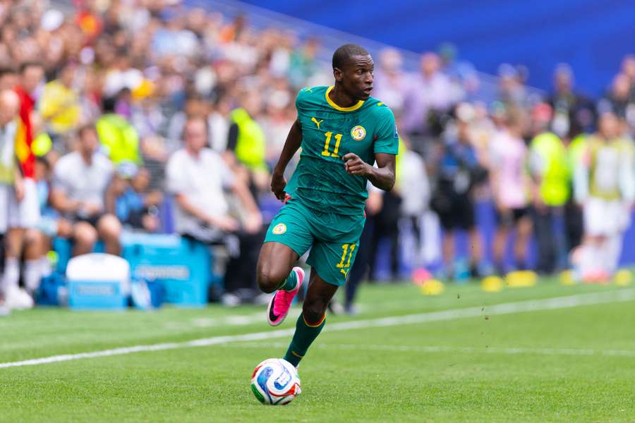Nicolas Jackson a marqué contre le Mozambique. Nicolas Jackson a marqué contre le Mozambique.