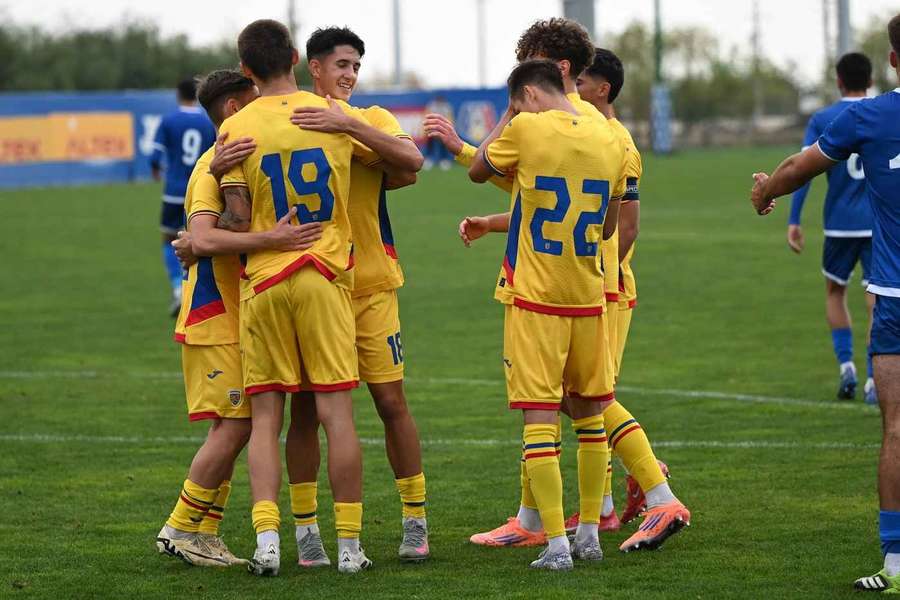 România U19 învinge selecționata similară a Andorrei cu 4-1