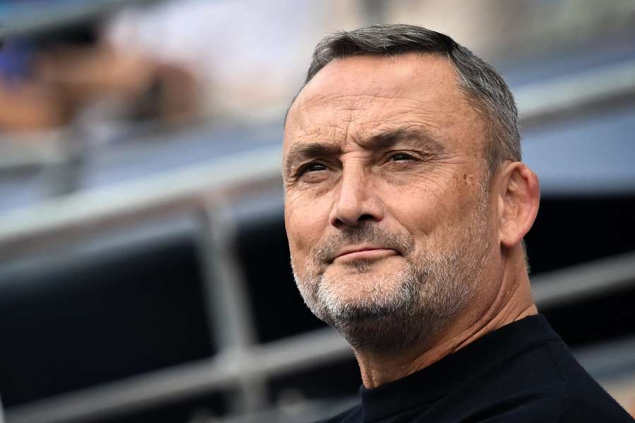 Franck Haise face au Havre lors de la 3ᵉ journée de Ligue 1.