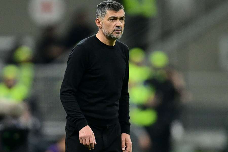 Sergio Conceicao on the touchline for former club AC Milan