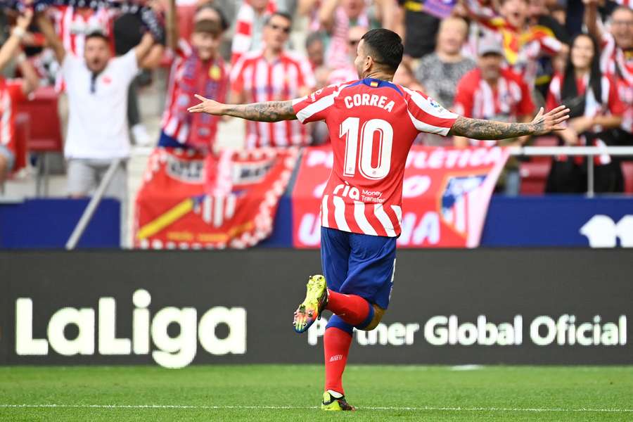Correa's brace helped Atletico secure a tight three points