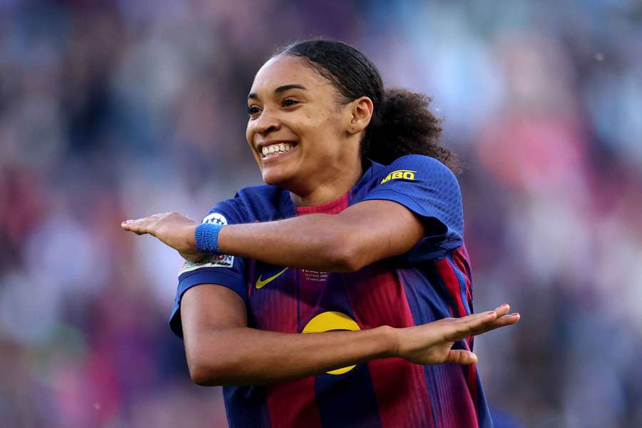 Salma Paralluelo, en su etapa con el Barcelona Salma Paralluelo, en su etapa con el Barcelona