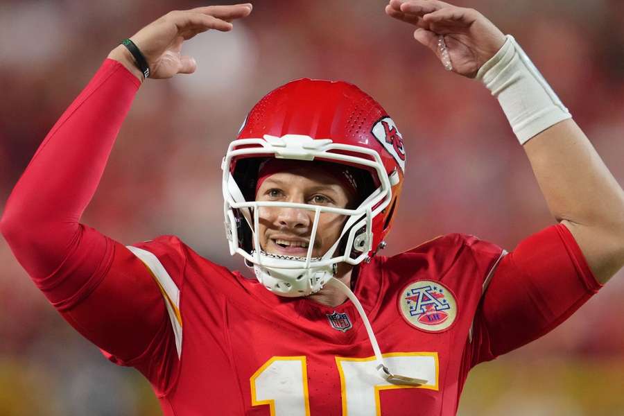 Mahomes ist glücklich Mahomes ist glücklich