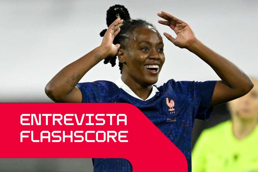 Melvine Malard, avançada do Manchester United e da seleção francesa Melvine Malard, avançada do Manchester United e da seleção francesa