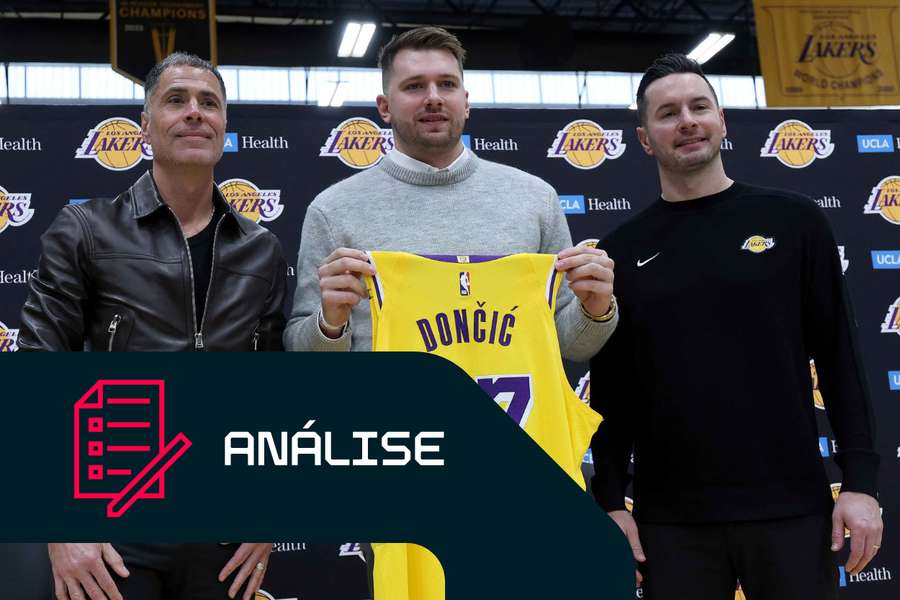 Ainda é surpreendente, mas Luka Dončić é de facto um Laker