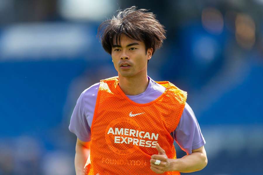 Brighton & Hove Albion winger Kaoru Mitoma. Brighton & Hove Albion winger Kaoru Mitoma.