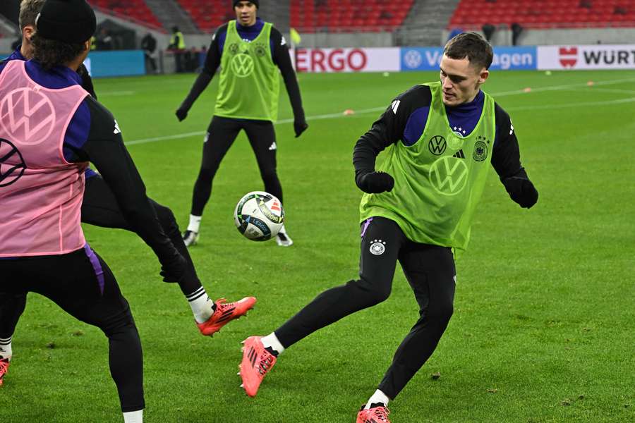 Florian Wirtz und Co. beim Training in Budapest.