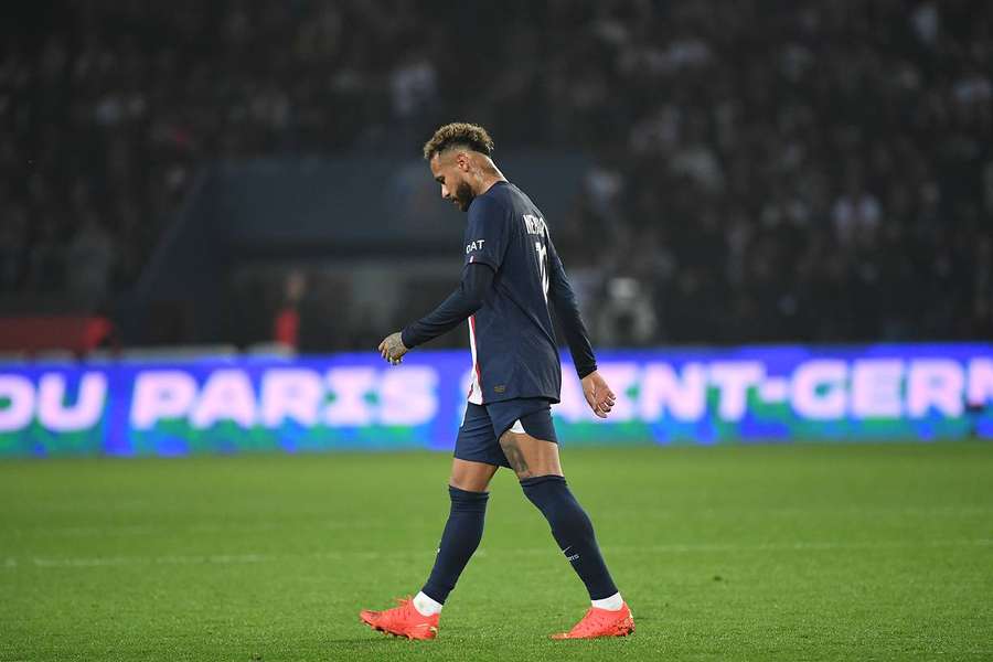 Neymar hier soir lors du Classique sur la pelouse du Parc des Princes.