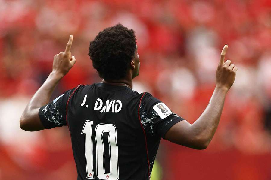 Jonathan David scored three of Canada's six goals Jonathan David scored three of Canada's six goals