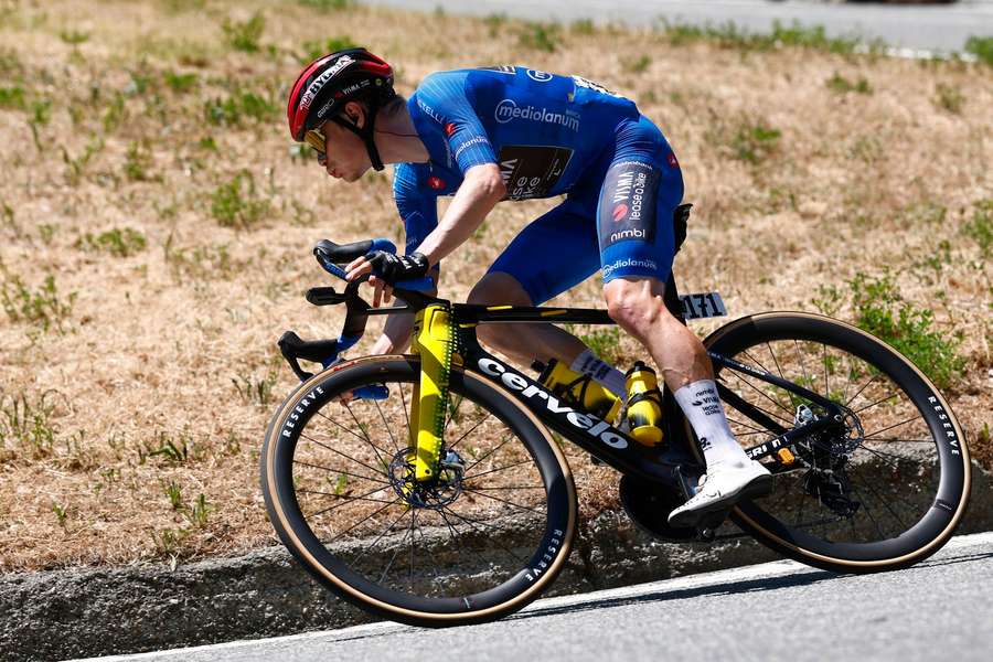 Jonas Vingegaard took over the pink jersey as overall leader on the 14th stage of the Giro d'Italia.