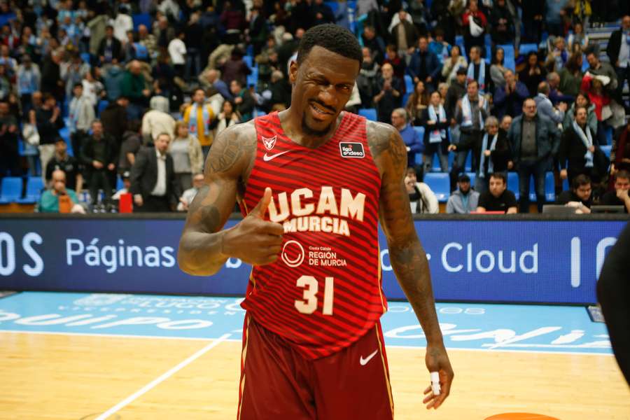 Dylan Ennis, estrella del UCAM Murcia en Lugo