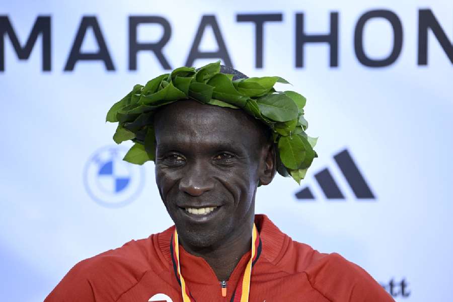 Kipchoge, pentacampeón en Berlín.