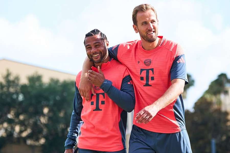 Kane com Gnabry