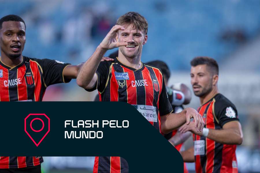 Leandro Antunes em destaque no Al Riyadh