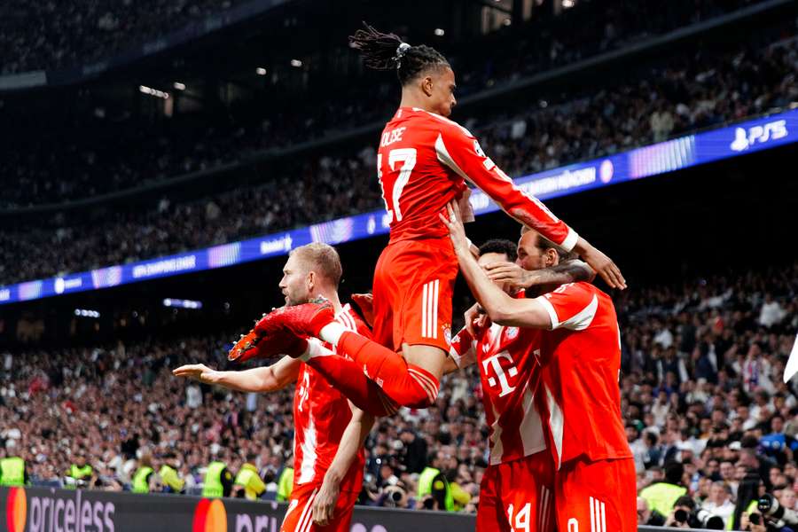 Bayern Munich took a key first leg win over Real Madrid in their Champions League quarter-final. Bayern Munich took a key first leg win over Real Madrid in their Champions League quarter-final.