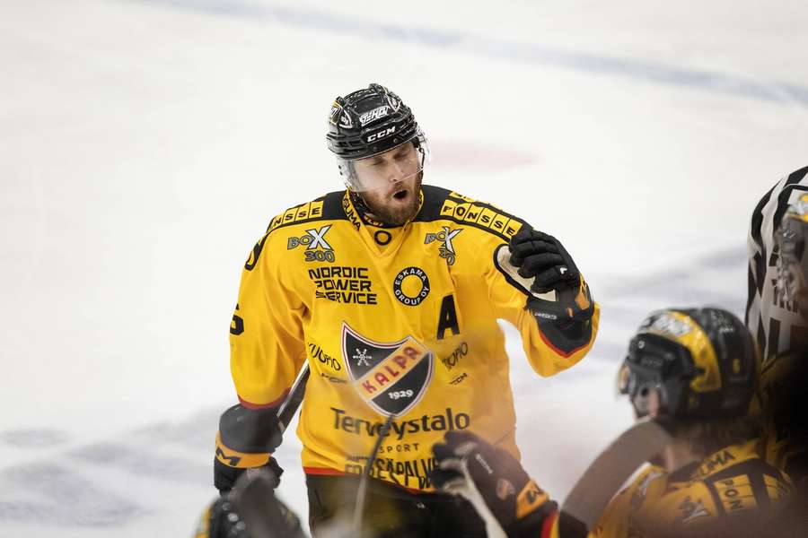 Lasse Lappalainen was one of KalPa's scorers in the 5-2 win
