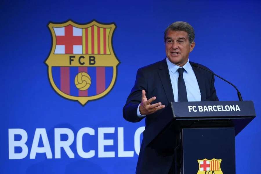 Joan Laporta, presidente do Barcelona