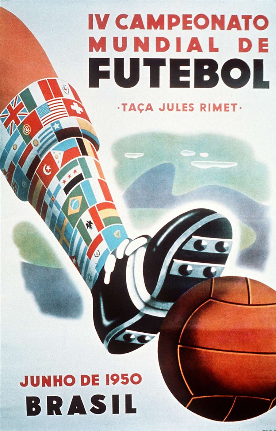 Cartel del Mundial de Brasil 1950 Cartel del Mundial de Brasil 1950