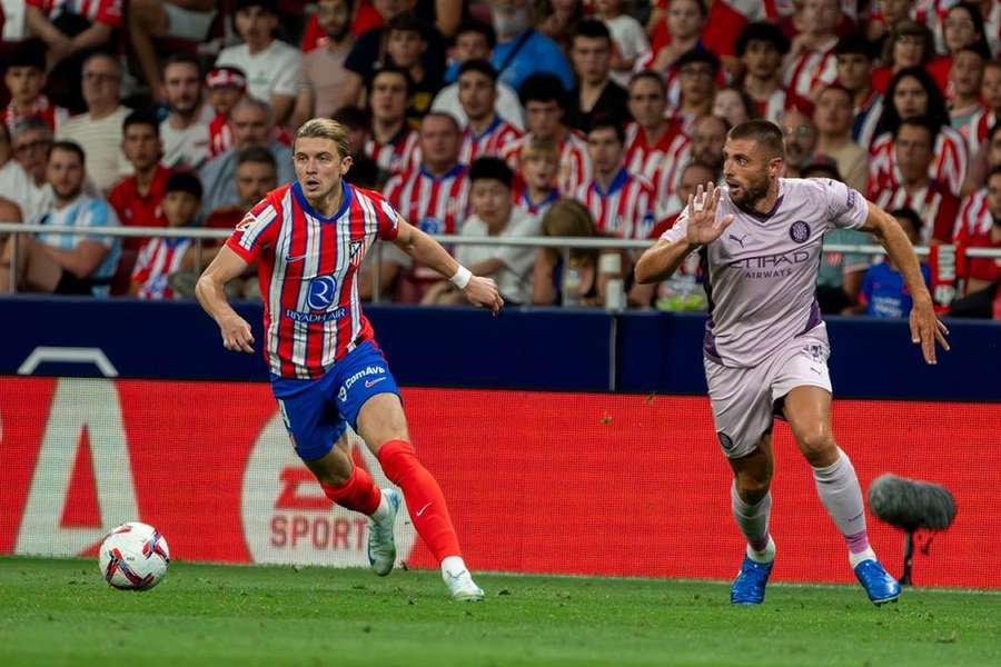 Atletico Madrid coach Simeone focused on Mallorca; pleased with Gallagher form