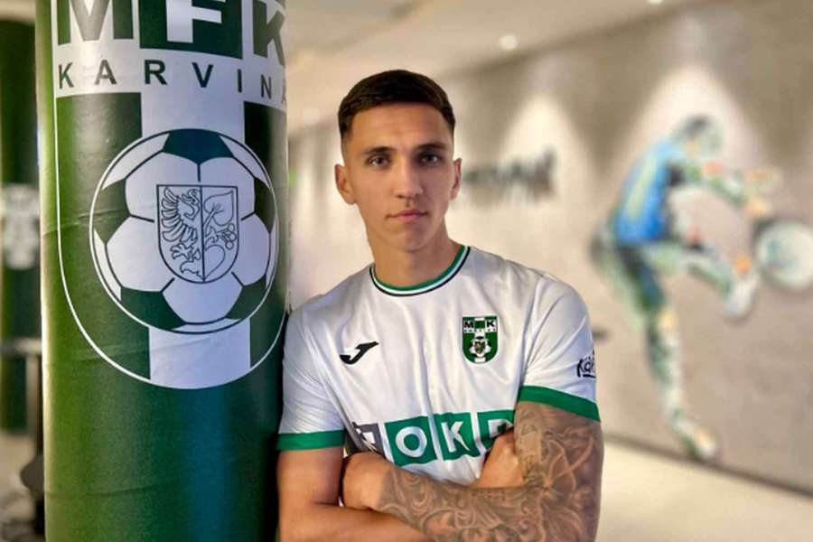 Ukrajinský obránce Skyba podepsal s Karvinou dlouhodobou smlouvu