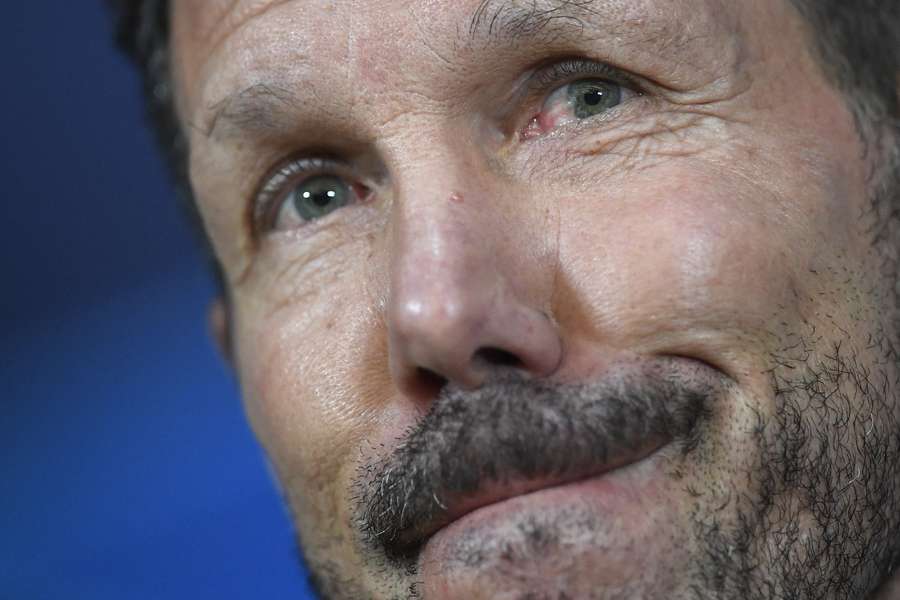 Simeone, conciliador en su mensaje a los atléticos.