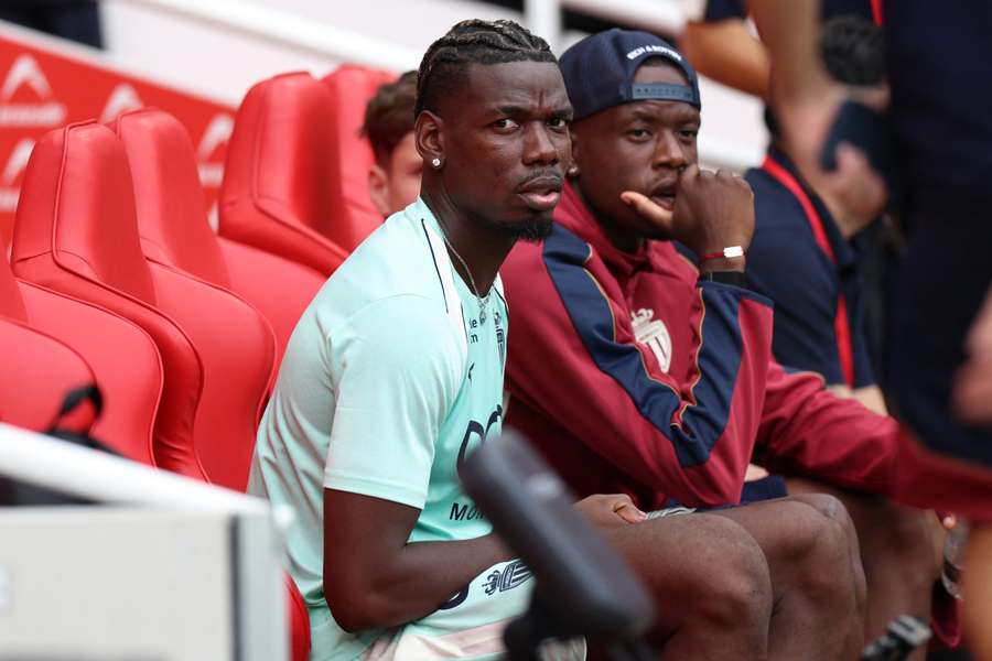 Pogba com as cores do Mónaco Pogba com as cores do Mónaco