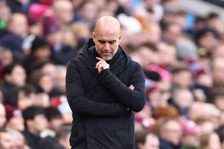 Guardiola wirkt momentan ein wenig hilflos. 