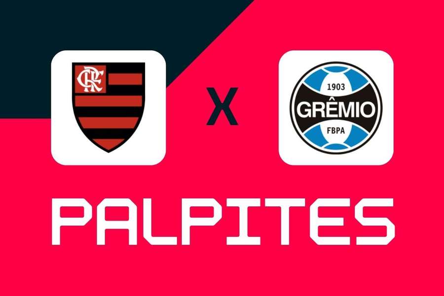 O Flamengo lidera o Brasileirão, enquanto o Grêmio está na parte de baixo da tabela
