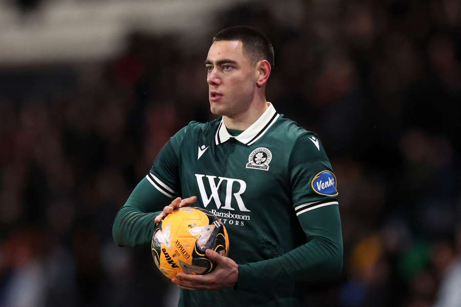 Lewis Miller in action for Blackburn Rovers earlier this year. Lewis Miller in action for Blackburn Rovers earlier this year.