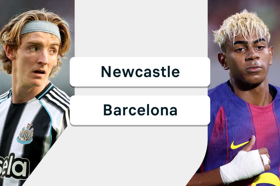 Newcastle x Barcelona Newcastle x Barcelona