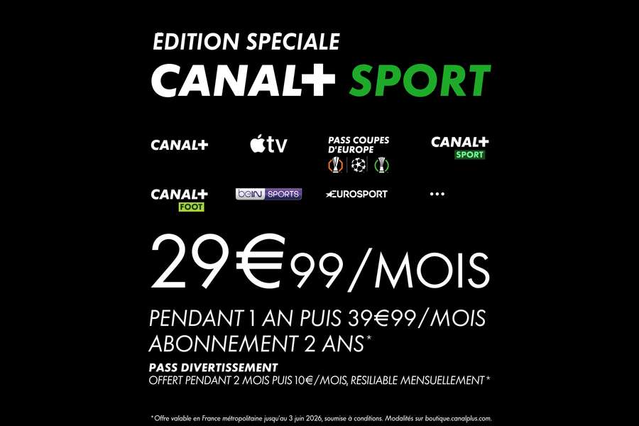 Profitez de tout le sport avec l'Édition Spéciale CANAL+ SPORT.