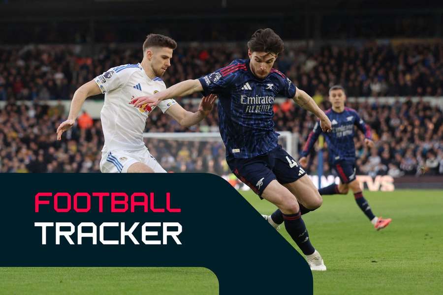 Declan Rice holds off Anton Stach Declan Rice holds off Anton Stach