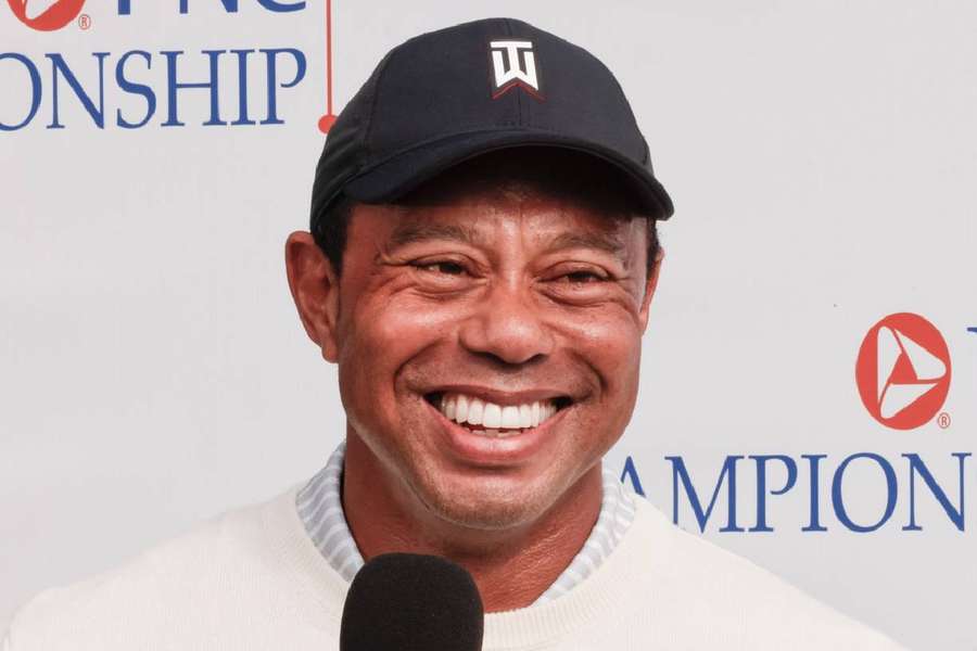Tiger Woods en conférence de presse ce 16 décembre.
