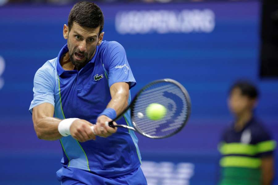 Djokovic, en su final ante Medvedev