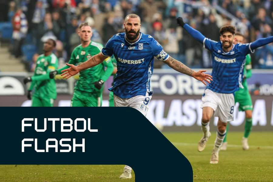 Futbol Flash: Lech deklasuje Radomiaka, Roma wygrywa z Ziółkowskim w składzie