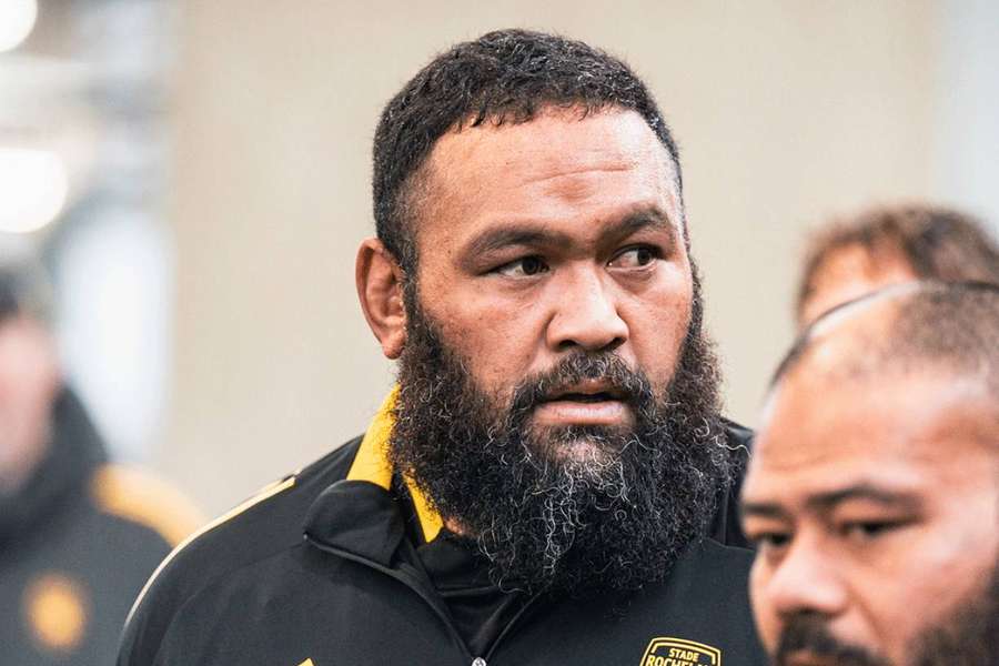 Uini Atonio avec le Stade Rochelais.