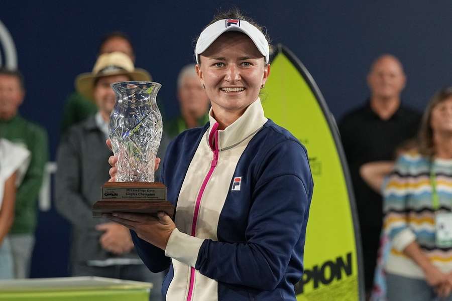 Barbora Krejcikova conquistou o seu sétimo troféu de singulares no circuito WTA em San Diego