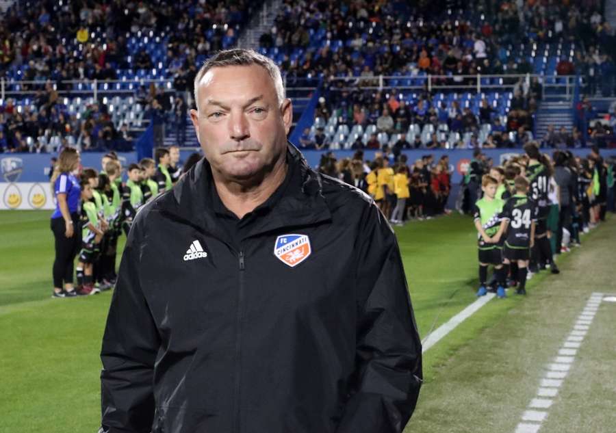 Ron Jans voorafgaand aan de wedstrijd FC Cincinnati - Montreal Impact op 14 september 2019