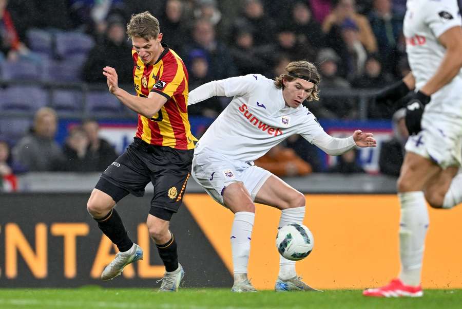Lucas Hey got his debut for Anderlecht