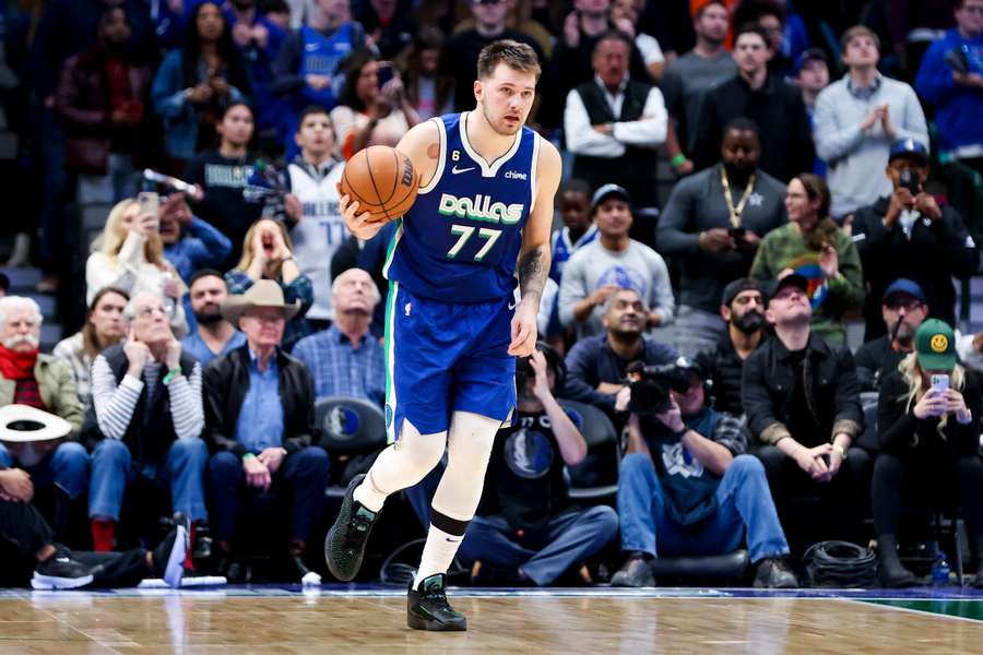 Doncic made history against the Knicks