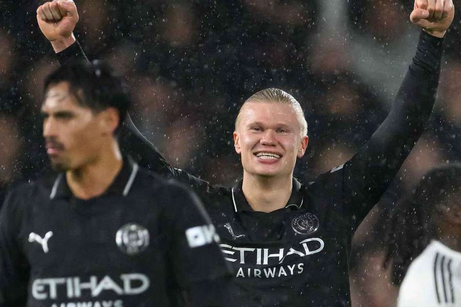 Haaland em destaque no City Haaland em destaque no City