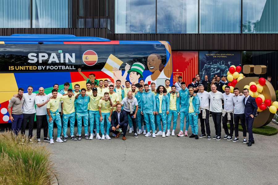 La selección española, al completo