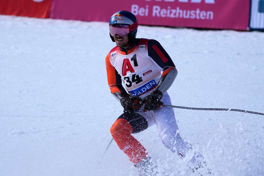 Marcel Hirscher bei seinem Comeback in Sölden