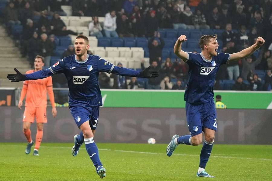 Kramaric festeggia il gol dell'Hoffenheim