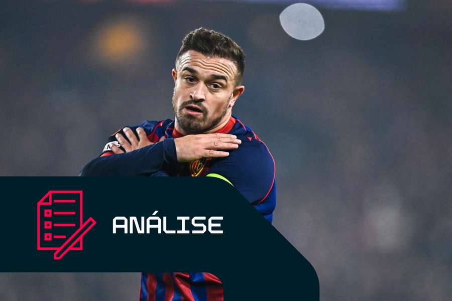Xherdan Shaqiri, peça-chave no clube do seu coração