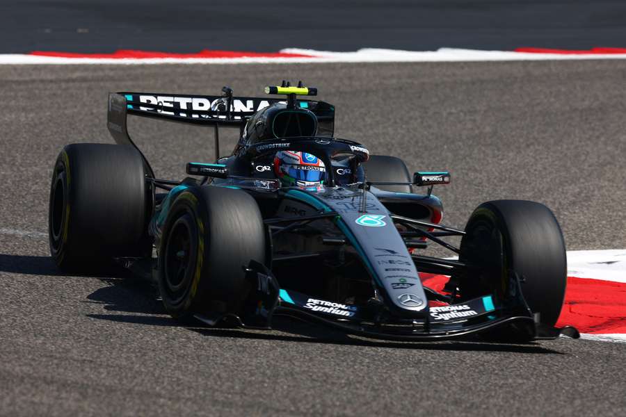 Andrea Kimi Antonelli no Mercedes no Bahrein