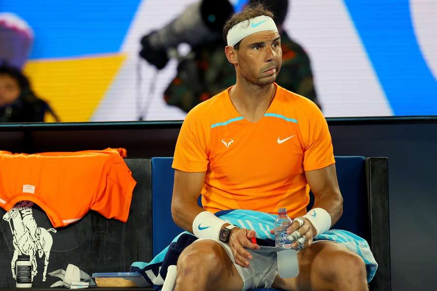 Rafa Nadal podczas Australian Open 2023